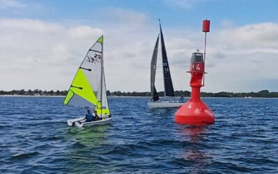 Stander hissen & Ansegeln